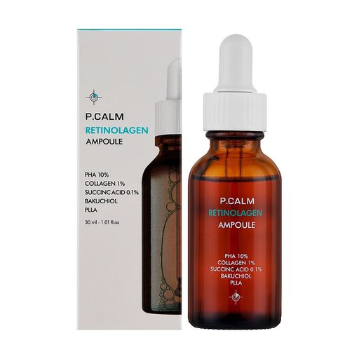 Сыворотка P.Calm Retinolagen Ampoule для сужения пор лица, 30 мл