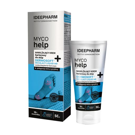 Крем для ног Ideepharm Myco Help Moisturizing Barrier Foot Cream, 50 мл