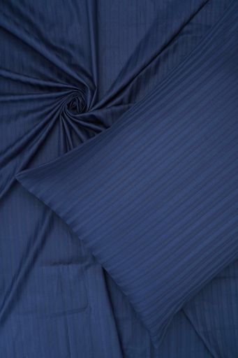 Наволочка на блискавці Good-Dream страйп-сатин Dark Blu  60 x 60 (GDPCSSDB6060) (933292)