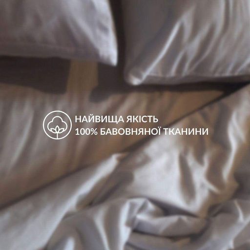 Простыня 160x240 см натуральный хлопок TM IDEIA ранфорс в упаковке V-63 серая (933737)
