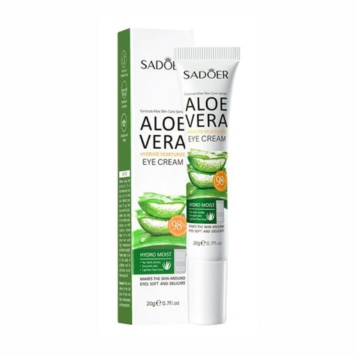 Увлажняющий крем для кожи вокруг глаз Sadoer Aloe Vera Hydrate Moisturize Eye Cream с алоэ вера, 20 г