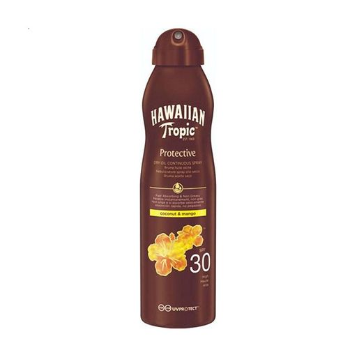 Сухое масло-спрей для загара Hawaiian Tropic Protective Dry Oil SPF 30, 180 мл