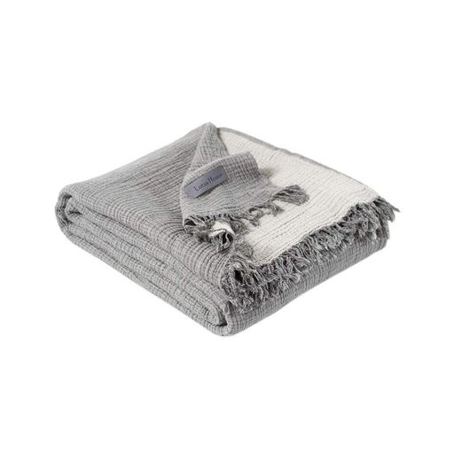 Покрывало Lotus Home Sia muslin dark grey-light grey 220x240 (934176)