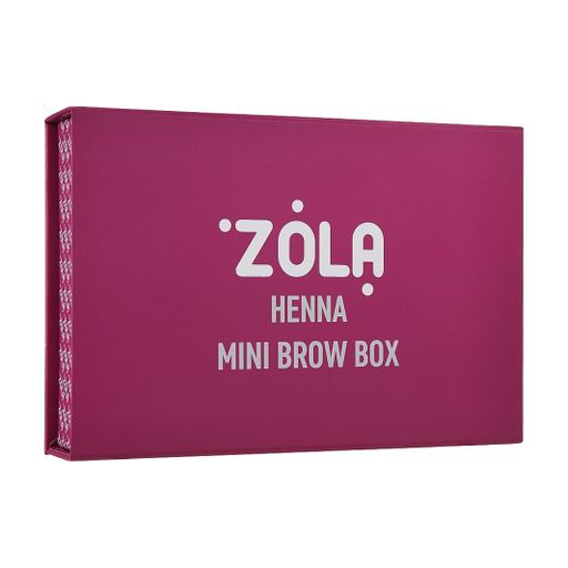 Уцінка! Набір для фарбування брів Zola Henna Brow Box (хна, 6*5 г + олія, 15 мл)