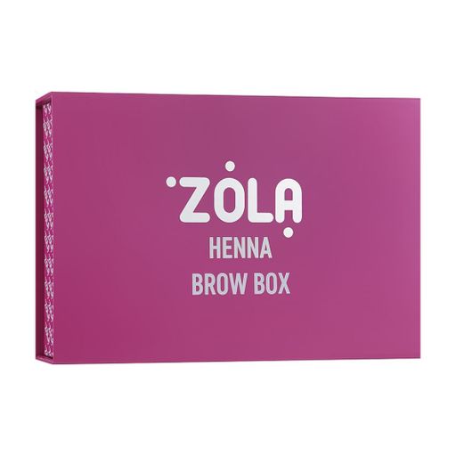 Набор для покраски бровей Zola Henna Brow Box (хна, 6*10 г + масло, 15 мл)