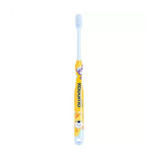 Дитяча зубна щітка Kodomo Soft & Slim жовта, від 6 місяців до 3 років, 1 шт