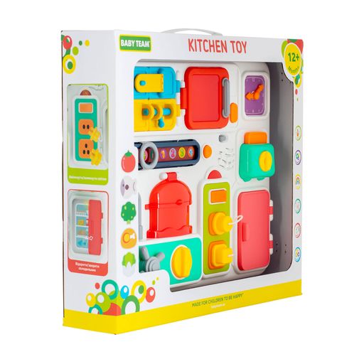 Детская развивающая игрушка Baby Team Кухня, с 1 года, 33*37*8 см (8670)