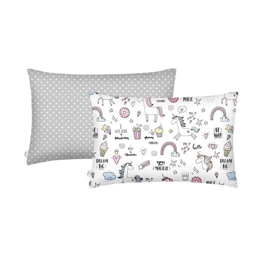 Набір наволочок на подушку 50х70 GREY UNICORN & SWEETS COSAS (4822052043332) (936232)