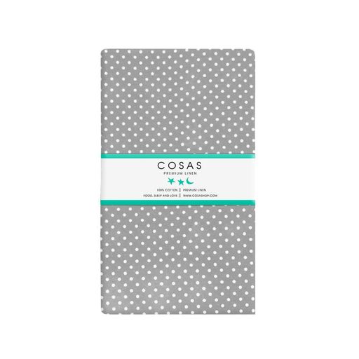 Євро простирадло 220х240 GREY DOTSS COSAS (4822052297773) (936330)
