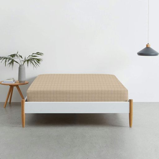 Простирадло полуторне 155х240 BEIGE GEOMETRY COSAS (4822052082423) (936352)
