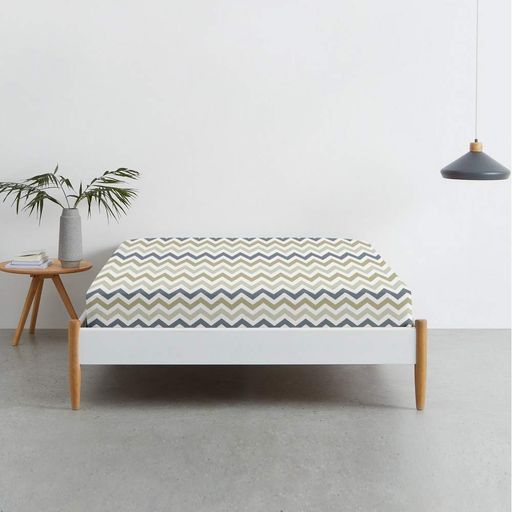 Простирадло полуторне 155х240 GREY ZIGZAG CS2 COSAS (4822052058671) (936372)