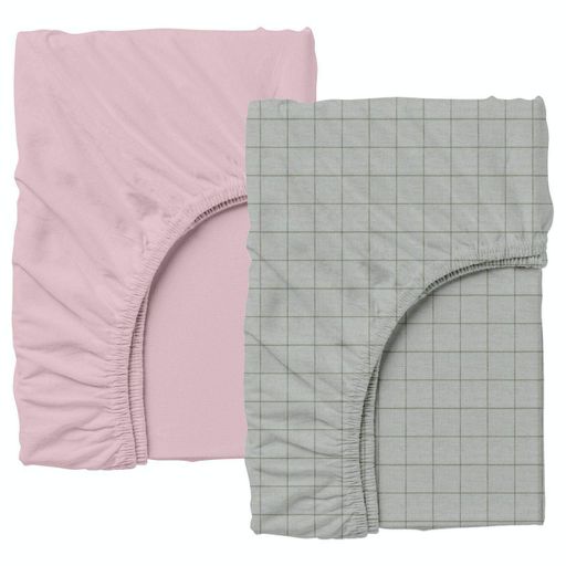 Набір простирадло на резинці 90х200 ROSE / GREY GEOMETRY COSAS (4822052083215) (936420)
