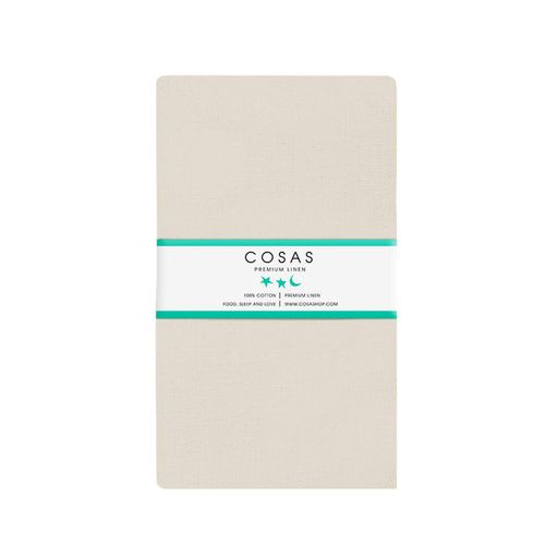 Набір простирадло на резинці 160х200 BEIGE / MINT ZIGZAG COSAS (4822052058794) (936477)