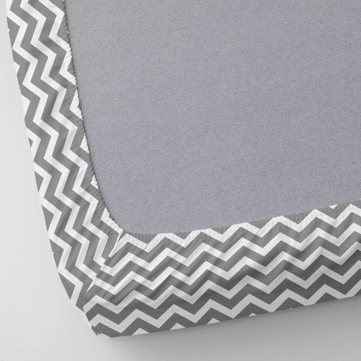 Набір простирадло на резинці 60х120 GREY ZIGZAG COSAS (4822052023921) (936576)