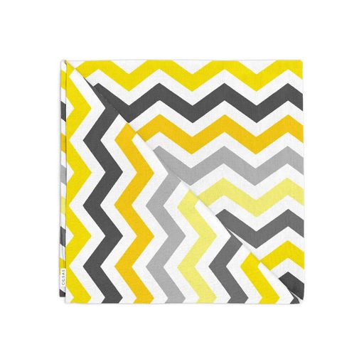 Набір із 2-х серветок 35х35 YELLOW GREY ZIGZAG COSAS (4822052083369) (937251)