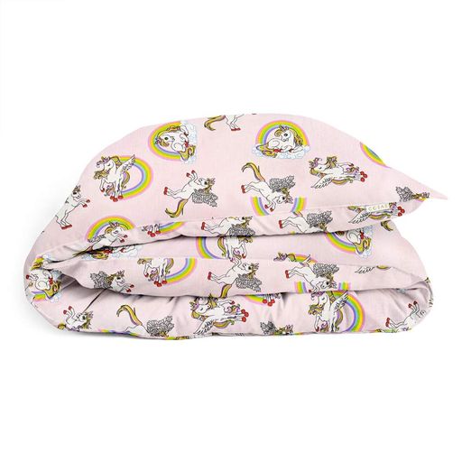 Підліткова постіль без простирадла RAINBOW UNICORN COSAS (4822052109670) (937540)