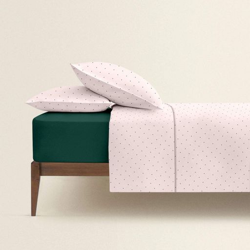 Постільна білизна з простирадлом на резинці MINI DOTS CS22 COSAS