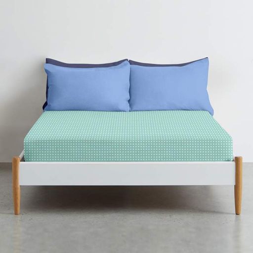 Дитяче простирадло 110х160 MINT DOTS CS1 COSAS (4822052190180) (940246)
