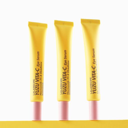 Осветляющая сыворотка для кожи вокруг глаз Lalarecipe Yuzu Vita C Eye Serum с экстрактом юдзу и витамином С, 35 мл