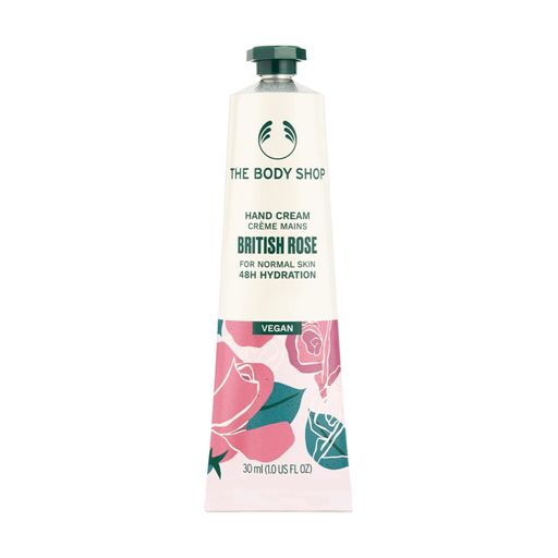 Крем для рук The Body Shop British Rose Hand Cream Британская роза, 30 мл