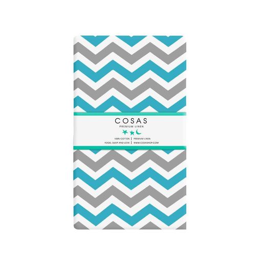 Набір простирадло полуторне 155х240 ZIGZAG & STARS COSAS (4822052024058) (945202)