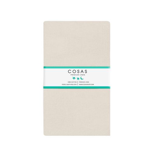 Набір євро простирадло 220х240 BEIGE / GREY ZIGZAG COSAS (4822052057339) (945205)