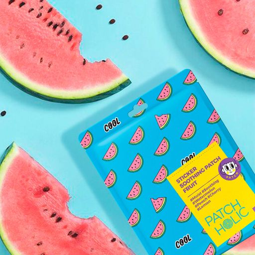 Патчи для лица Patch Holic Sticker Soothing Patch Fruit, 12 г, 6 шт