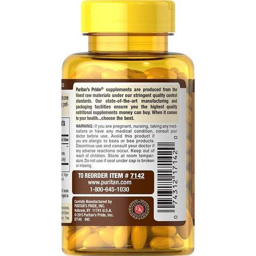 Натуральная добавка для иммунитета Puritan's Pride Royal Jelly 500 mg 120 Softgels (945992)