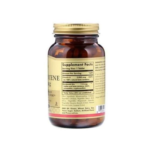 Витамин A Solgar Dry Beta-Carotene 10,000 IU 250 Tabs (946152)