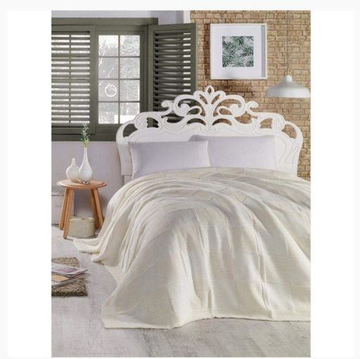 Покрывало вязаное Betires Home 220х240 ASPEN NATUREL (947580)