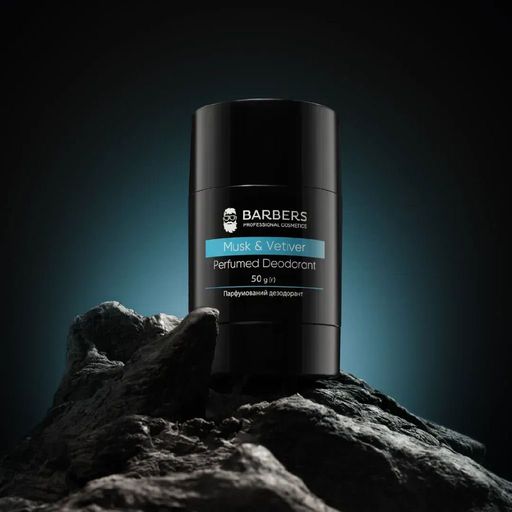 Парфюмированный дезодорант Barbers Musk & Vetiver, 50 г