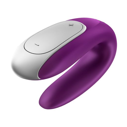 Смарт-вибратор для пар Satisfyer Double Fun Partner Vibrator фиолетовый, 1 шт