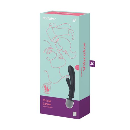 Вібратор-кролик Satisfyer Triple Lover Hybrid Vibrator