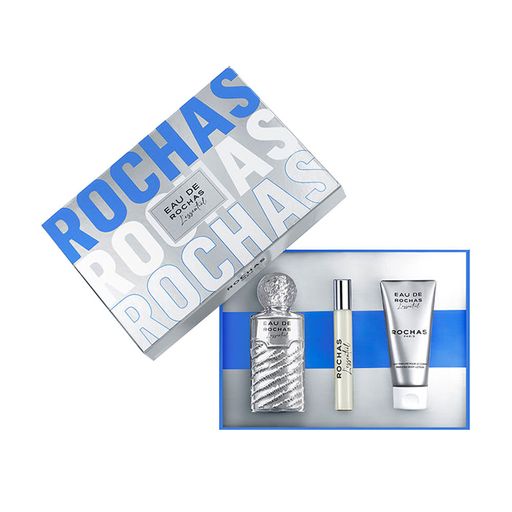 Парфумований набір жіночий Rochas Eau de Rochas L'Essentiel (туалетна вода, 100 мл + лосьйон для тіла, 100 мл + туалетна вода, 20 мл)