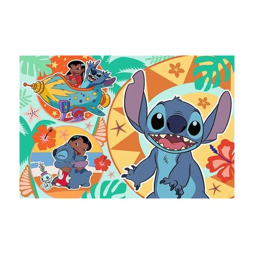 Пазлы Trefl Disney Happy Day of Lilo & Stitch, 60*40 см, от 3 лет, 24 елемента (14365)