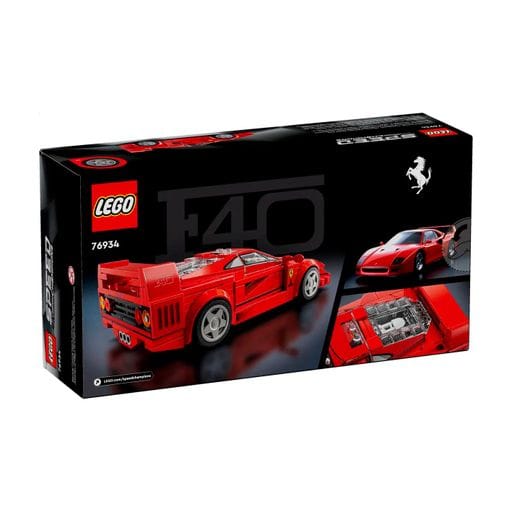 Конструктор LEGO Speed Champions Суперкар Ferrari F40, 318 деталей