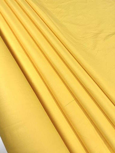 Комплект постільної білизни на резинці Наша Швейка Сатин Premium+ Жовтий та білий однотонний Двоспальний 180х215 см (952938)