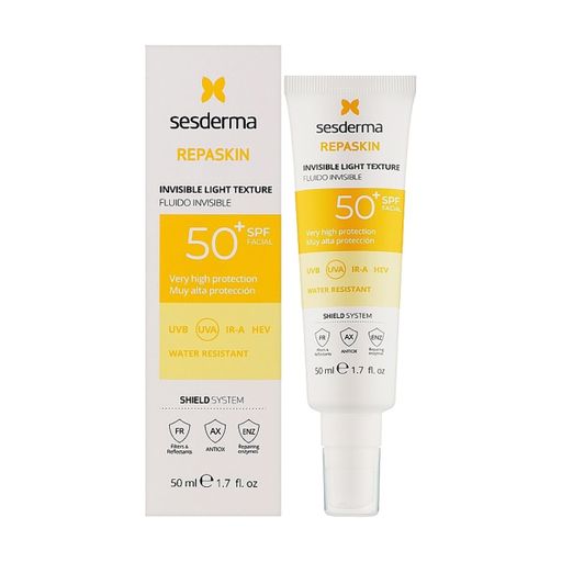 Солнцезащитный флюид для лица Sesderma Repaskin Invisible Light Texture SPF 50+, 50 мл