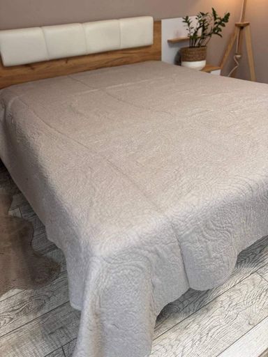 Турецкий муслиновый плед 200х230 Светлый беж (П4К-M-muslin04-04) (953625)
