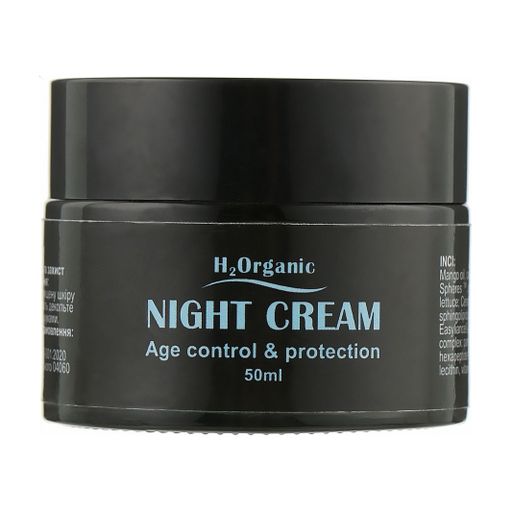 Нічний крем для обличчя H2Organic Age Control & Protection Night Cream, 50 мл