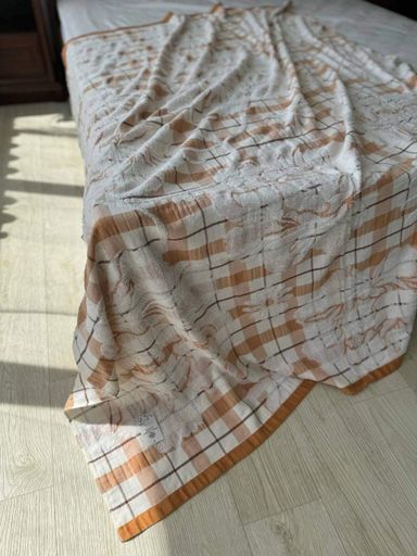 Простынь махровая турецкая со льном 200х150 Беж (П4К-m-prostin-001-02) (953861)