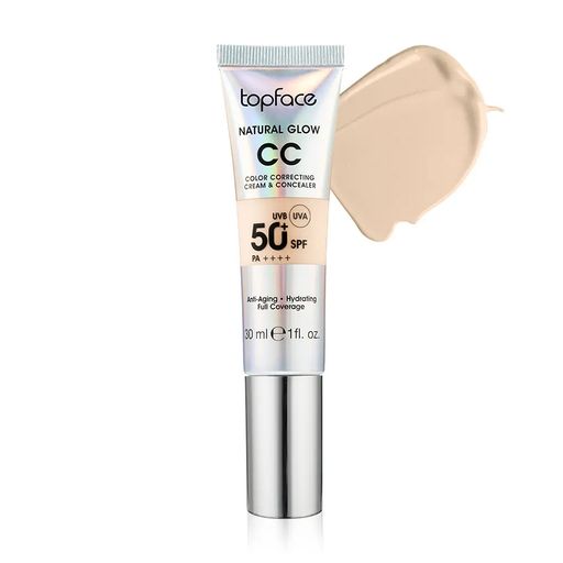 Уцінка! Консилер для обличчя TopFace Natural Glow CC Color Correcting Cream & Concealer 004, 30 мл