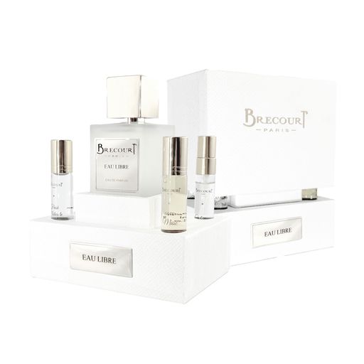 Парфюмированный набор мужской Brecourt Eau Libre (парфюмированная вода, 100 мл + парфюмированная вода, 2*7 мл + парфюмированная вода, 2*5 мл)