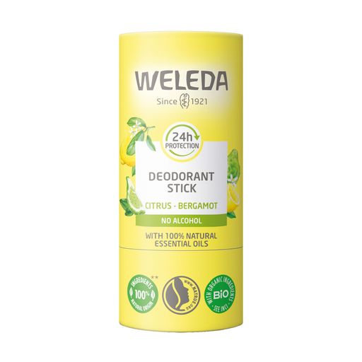 Дезодорант-стік Weleda Deodorant Stick Citrus-Bergamot Лимон та бергамот, 50 г