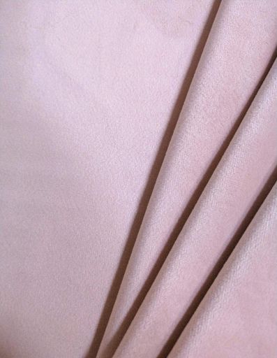 Комплект штор Lux Portiery Оксамит-велюр Пастельно-розовий 250×275 см - 2 шт (В1313) (966547)