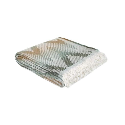 Покрывало Lotus Home Girona зеленый/горчичный 230x240 (968433)
