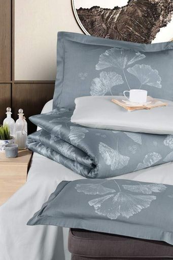 Постельное белье First Choice сатин Sofira Indigo евро (970168)