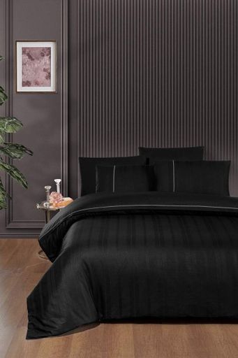 Постельное белье First Choice ранфорс Dark Deluxe Fredan Black евро (970253)