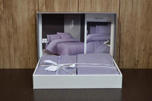 Постельное белье First Choice ранфорс Deluxe Fredan Lavender евро (970257)