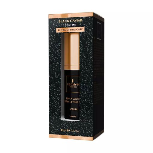 Ультра-лифтинг сыворотка для лица Famirel Black Caviar Ultra Lifting Care Serum с экстрактом черной икры, 40 мл